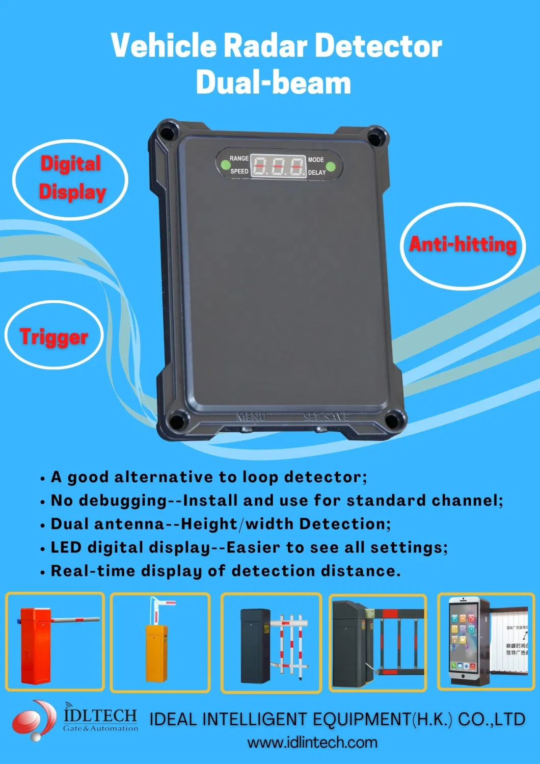 Vehicle Motion Radar Sensor for Automatic Doors