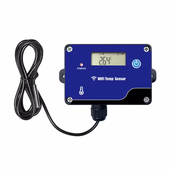Termometro WiFi con sensore di umidità della temperatura intelligente WiFi, monitor di umidità della temperatura, termometro WiFi
