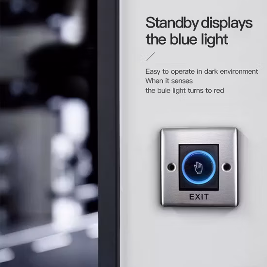 Interruttore touchless con sensore manuale a infrarossi per porta automatica